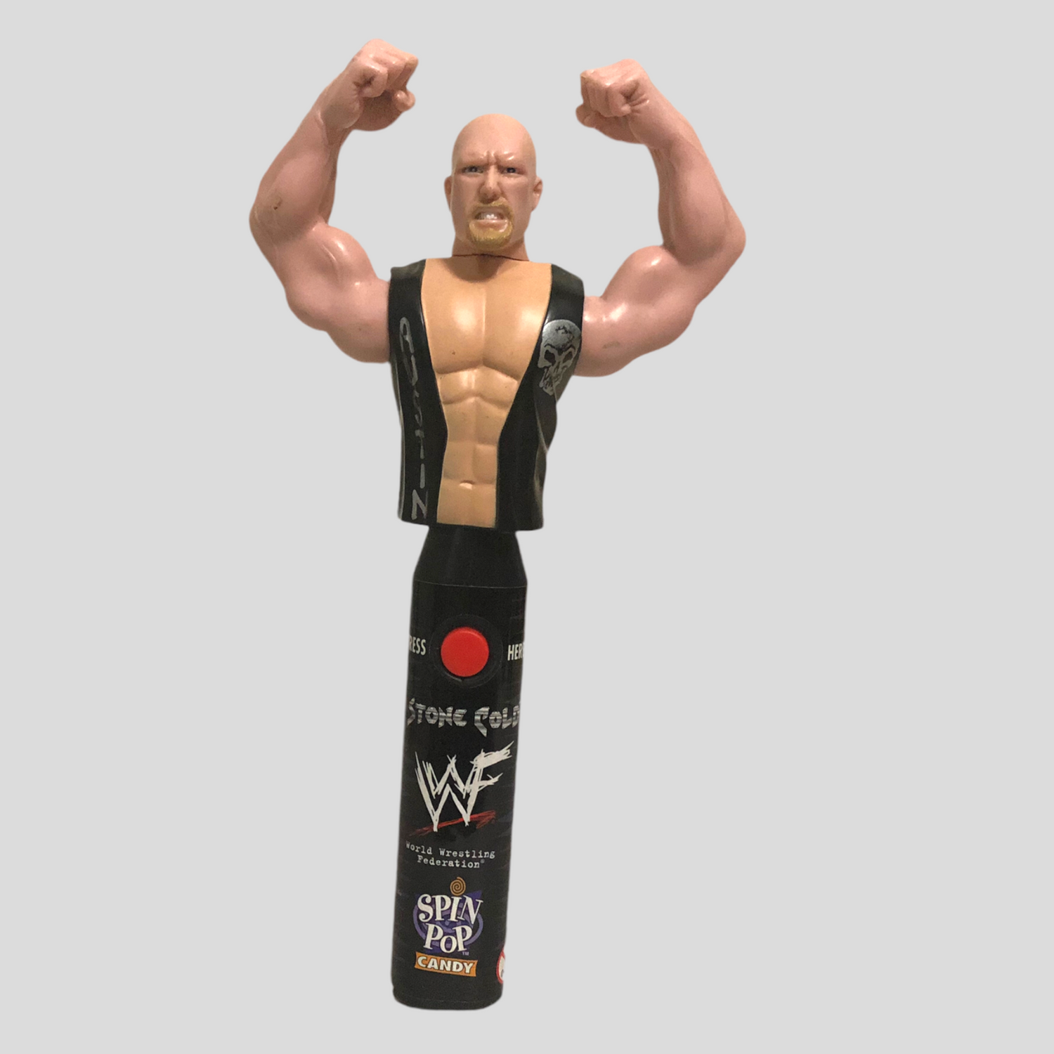WWF Spinpop Candy Stone Cold Steve Austin1999 PWcatalog