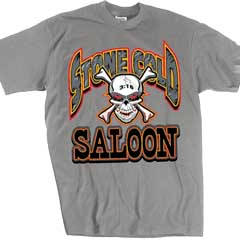 Steve Austin Stone Cold Saloon Grey T-shirt