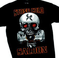 Steve Austin Stone Cold Saloon Black T-shirt