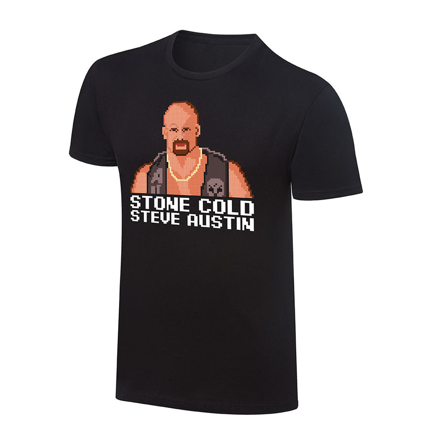 Stone Cold Steve Austin 8-Bit T-Shirt Pwcatalog