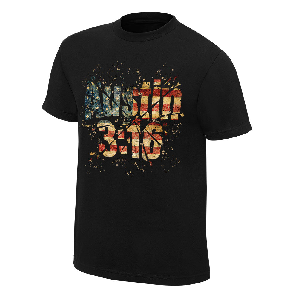 Stone Cold Steve Austin Americana T-Shirt Pwcatalog