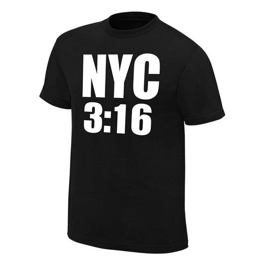 Stone Cold Steve Austin New York 3-16 New York Edition T-Shirt