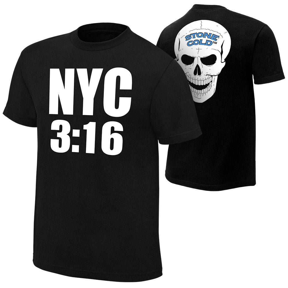 Stone Cold Steve Austin New York 316 New York Edition T-Shirt Pwcatalog
