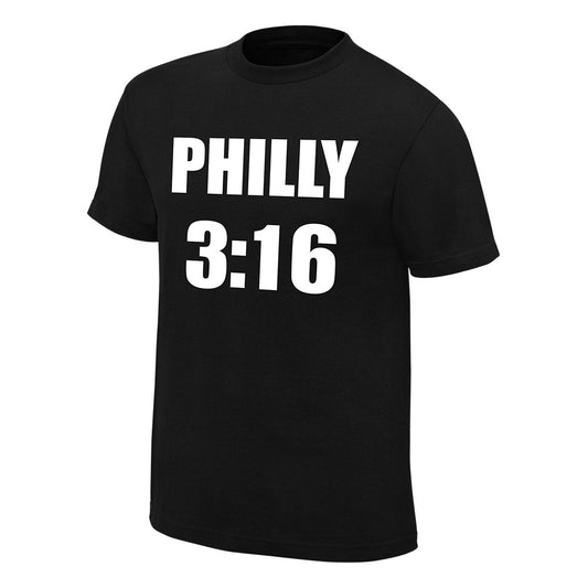 Stone Cold Steve Austin Philadelphia 3-16 Philadelphia Edition T-Shirt