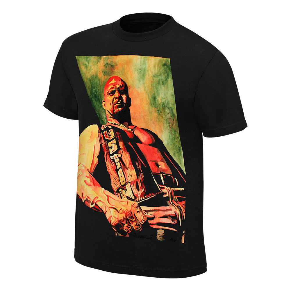 Stone Cold Steve Austin Rob Schamberger Artwork T-Shirt Pwcatalog