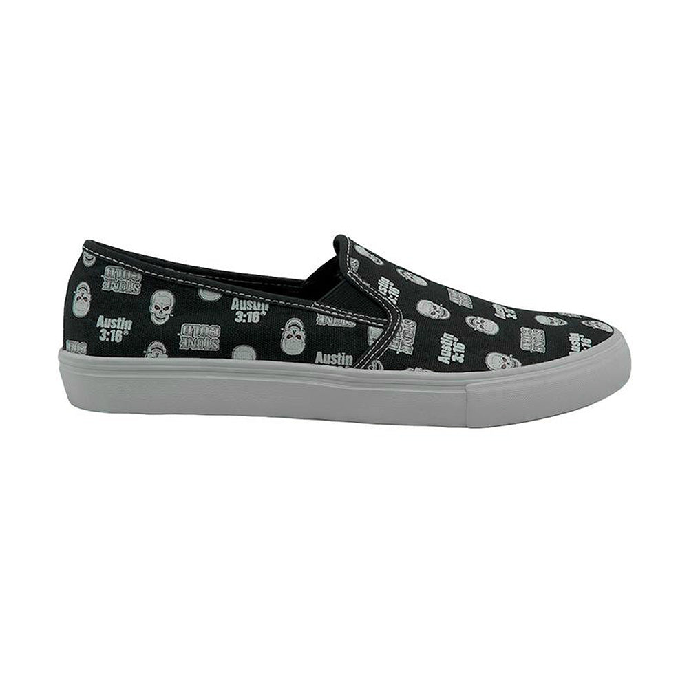 Stone Cold Steve Austin Slip-On Low Chalk Line Sneaker Pwcatalog