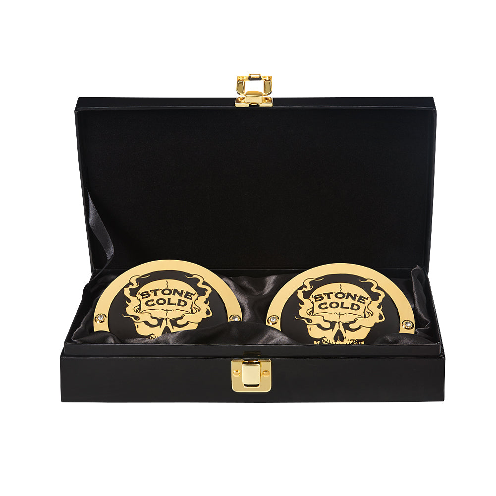Steve Austin WWE World Heavyweight Championship Replica Title Side Plate Box Set Pwcatalog