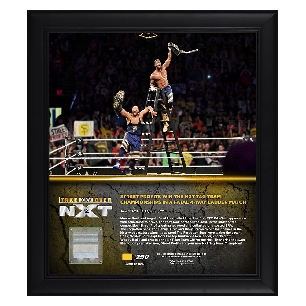 Street Profits NXT TakeOver XXV 15 x 17 Commemorative Plaque Pwcatalog