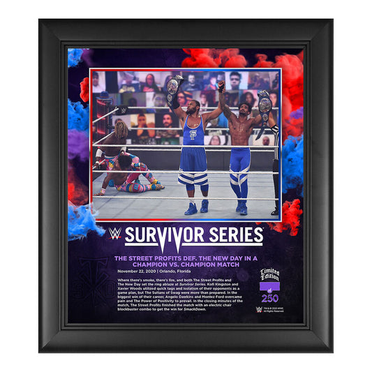Street Profits Survivor Series 2020 15 x 17 Commemorative Plaque Pwcatalog
