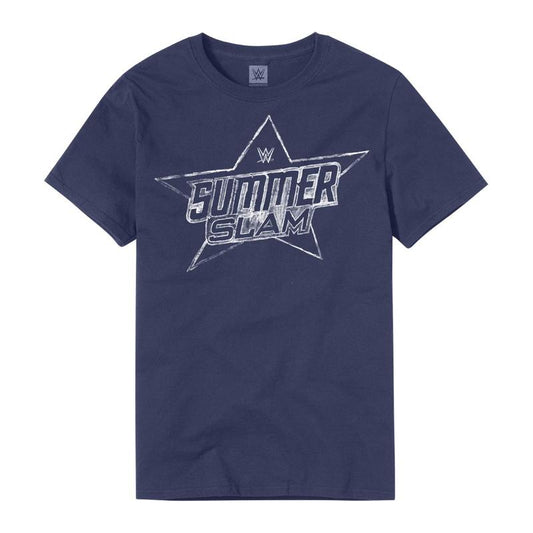 SummerSlam 2021 Vintage Navy T-Shirt