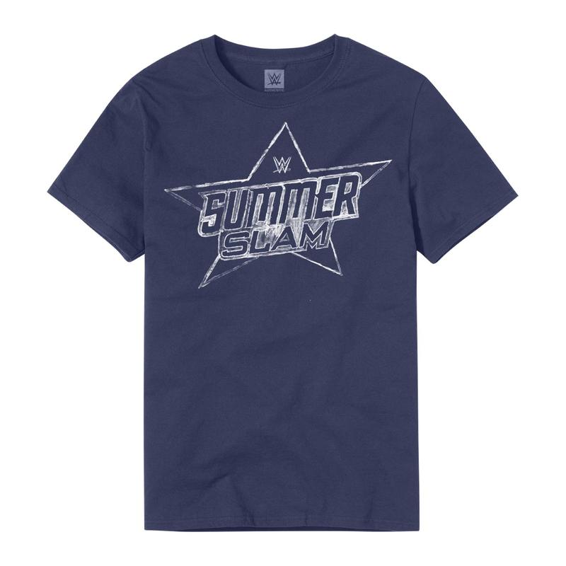 SummerSlam 2021 Vintage Navy T-Shirt Pwcatalog