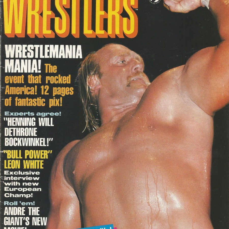 Superstar Wrestlers August 1987 Magazine PWcatalog