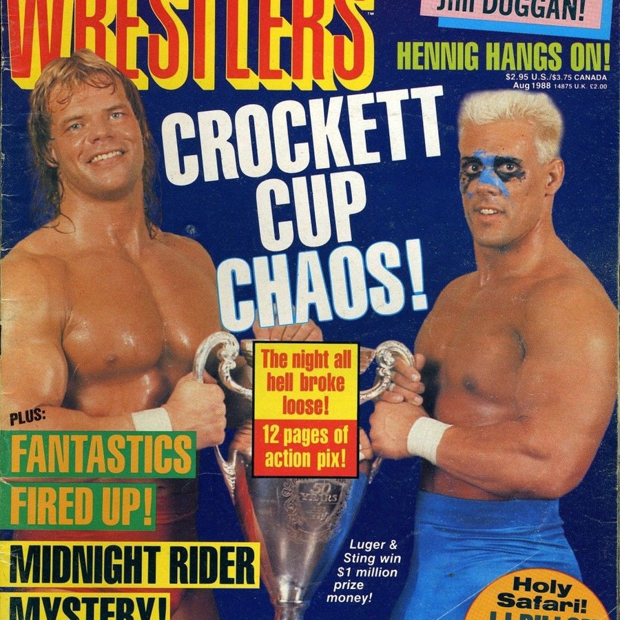 Superstar Wrestlers August 1988 Magazine PWcatalog