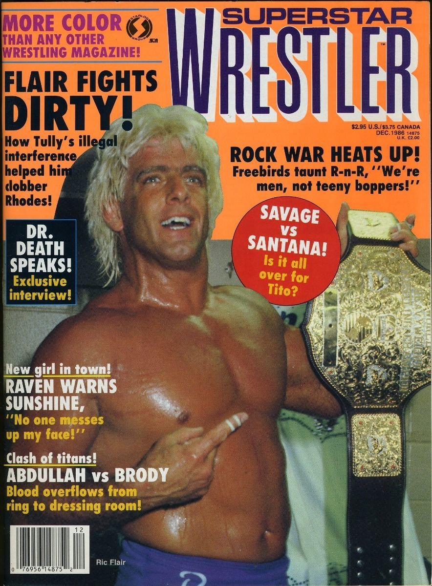 Superstar Wrestlers December 1986 Magazine PWcatalog
