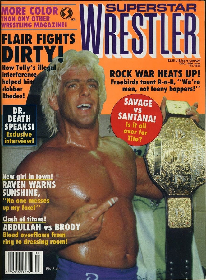 Superstar Wrestlers December 1986 Magazine PWcatalog