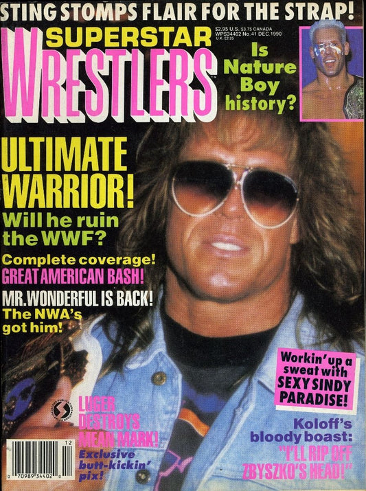 Superstar Wrestlers December 1990 Magazine PWcatalog