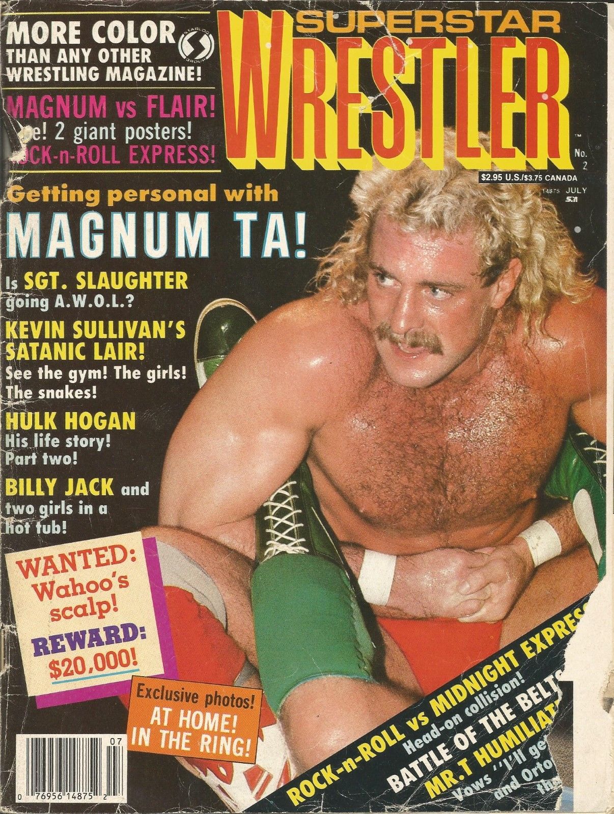 Superstar Wrestlers July 1986 Magazine PWcatalog