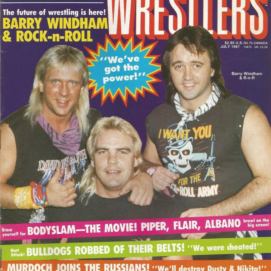 Superstar Wrestlers July 1987 Magazine PWcatalog
