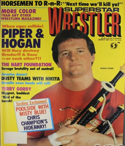 Superstar Wrestlers March 1987 Magazine PWcatalog