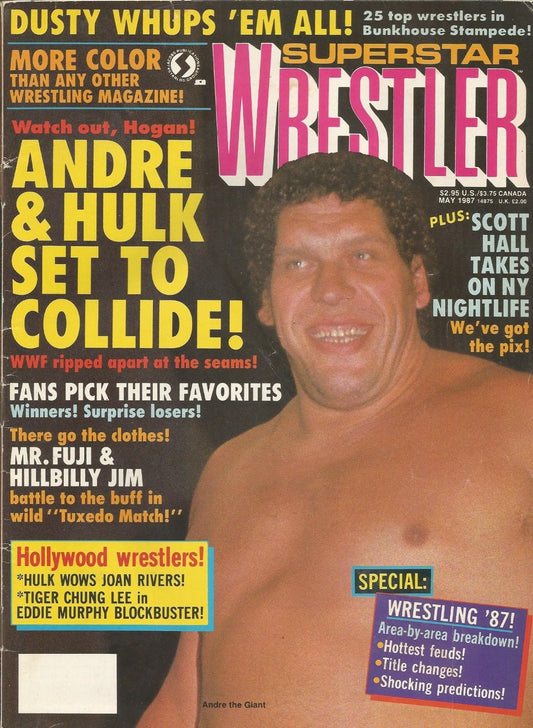 Superstar Wrestlers May 1987 Magazine PWcatalog