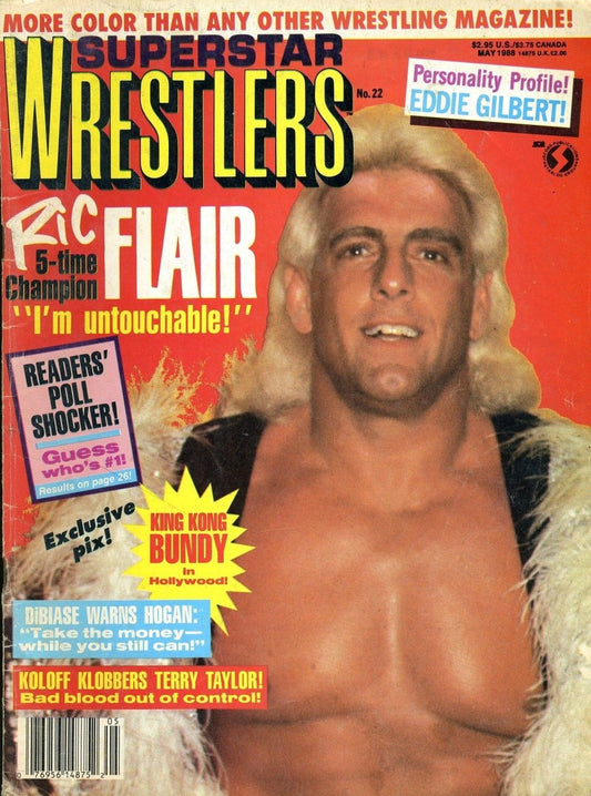 Superstar Wrestlers May 1988 Magazine PWcatalog
