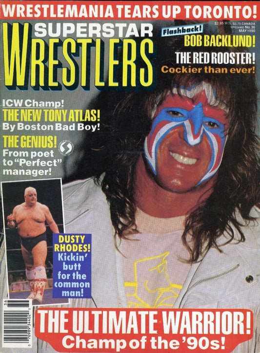 Superstar Wrestlers May 1990 Magazine PWcatalog