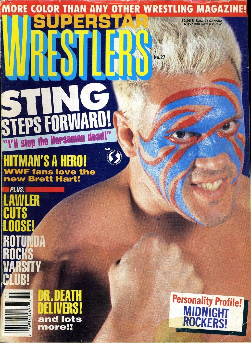 Superstar Wrestlers November 1988 Magazine PWcatalog