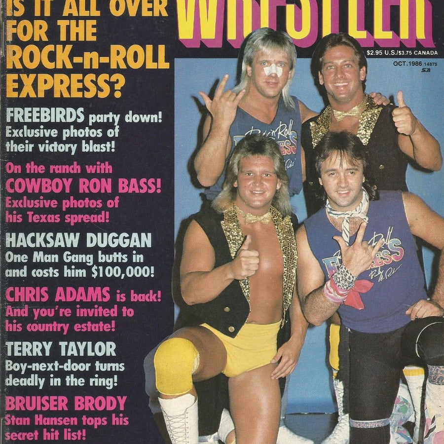 Superstar Wrestlers October 1986 Magazine PWcatalog