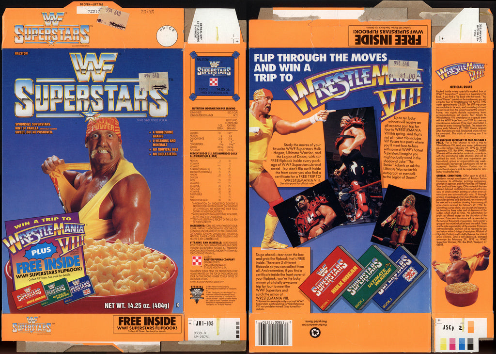 Superstars Cereal Hulk Hogan