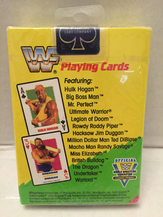 WWF 1991 playing cards