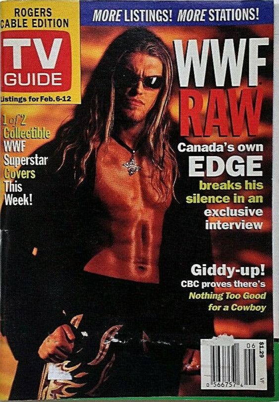TV Guide February 1999 Edge 1 of 2 Magazine PWcatalog