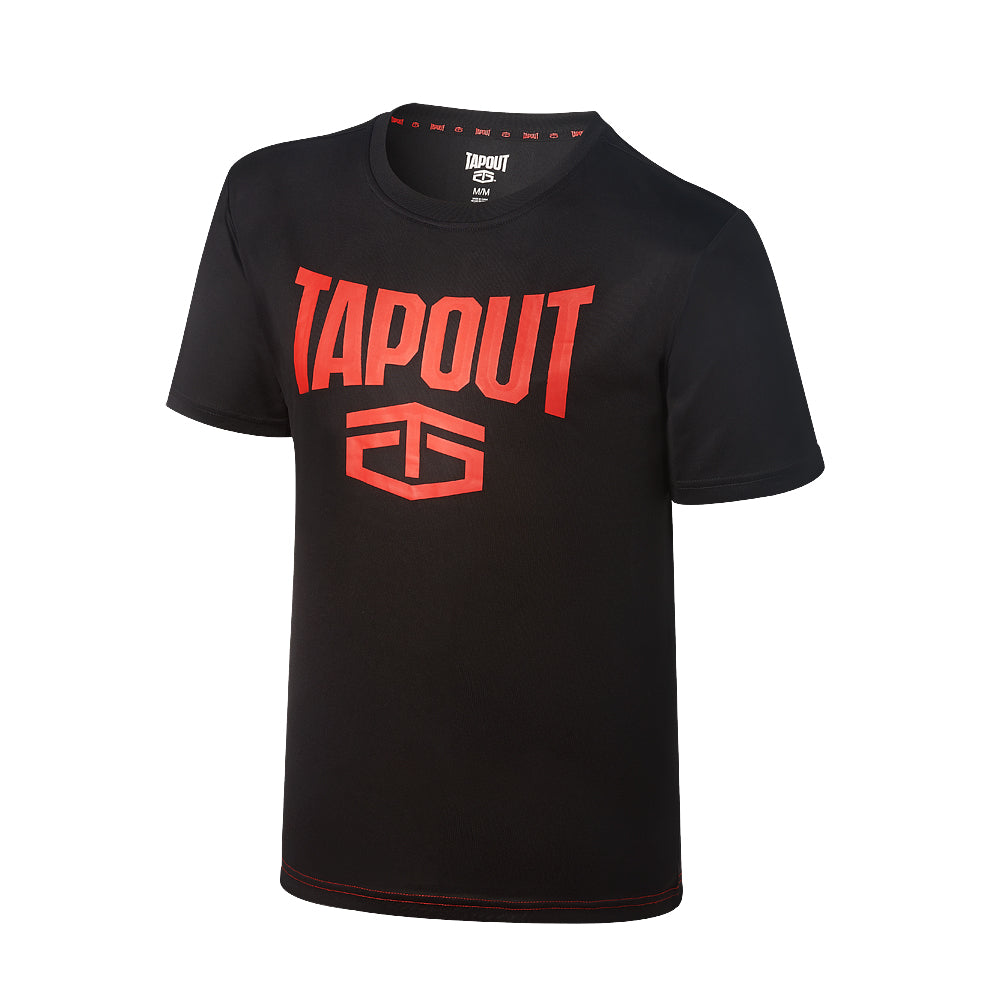 Tapout Active Tech Black T-Shirt Pwcatalog
