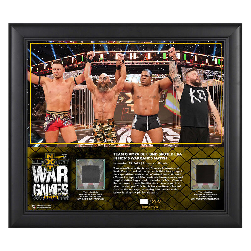 Team Ciampa WarGames 2019 15x17 Limited Edition Plaque Pwcatalog