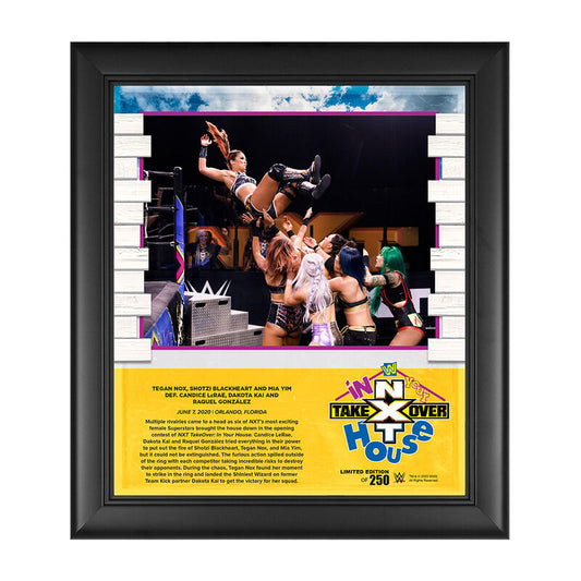 Tegan Nox, Shotzi Blackheart & Mia Yim NXT TakeOver In Your House 2020 15 x 17 Limited Edition Plaque Pwcatalog