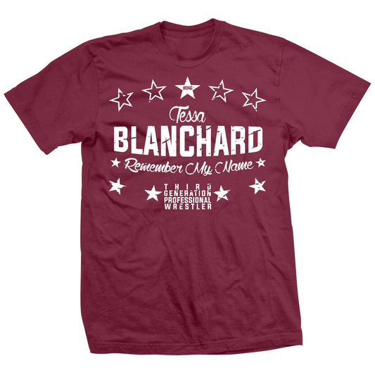 Tessa Blanchard Remember My Name Shirt Pwcatalog