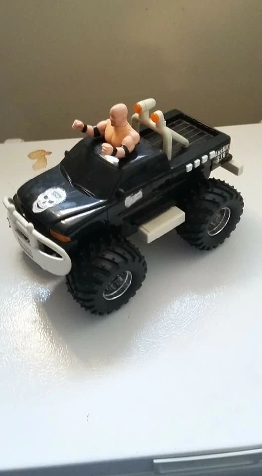 WWF Monster Truck Steve Austin Remote control