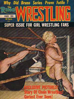 The Ring Wrestling March 1966 Magazine PWcatalog