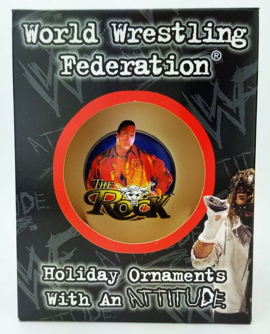 WWF The Rock Christmas Ornament 1998