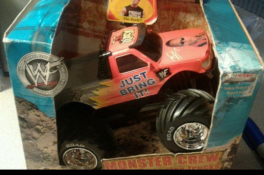 WWF Road Champs monster truck The Rock