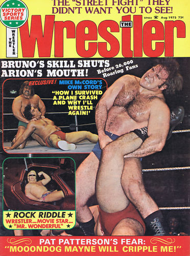 The Wrestler August 1975 Magazine PWcatalog