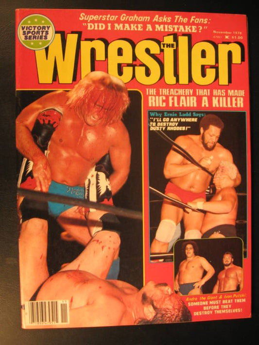 The Wrestler November 1978 Magazine PWcatalog
