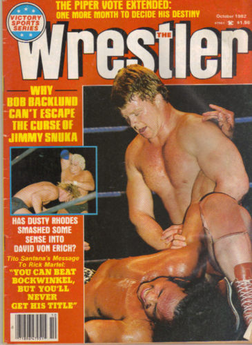 The Wrestler October 1982 Magazine PWcatalog