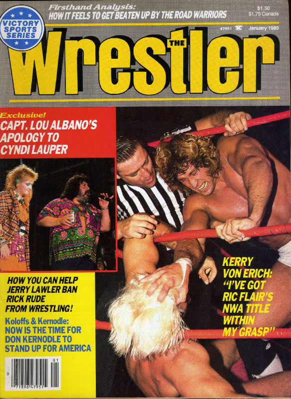 The Wrestler January 1985 Magazine PWcatalog