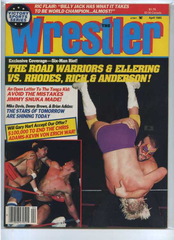 The Wrestler April 1985 Magazine PWcatalog