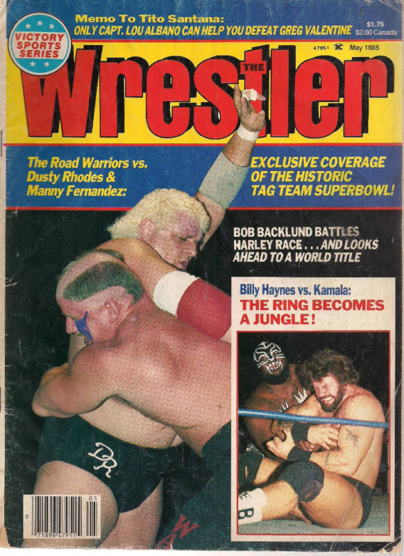 The Wrestler May 1985 Magazine PWcatalog