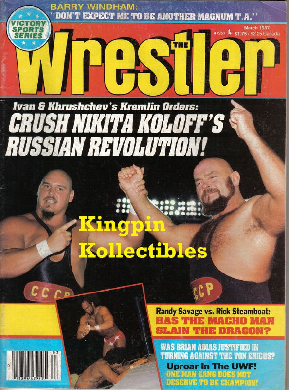 The Wrestler March 1987 Magazine PWcatalog