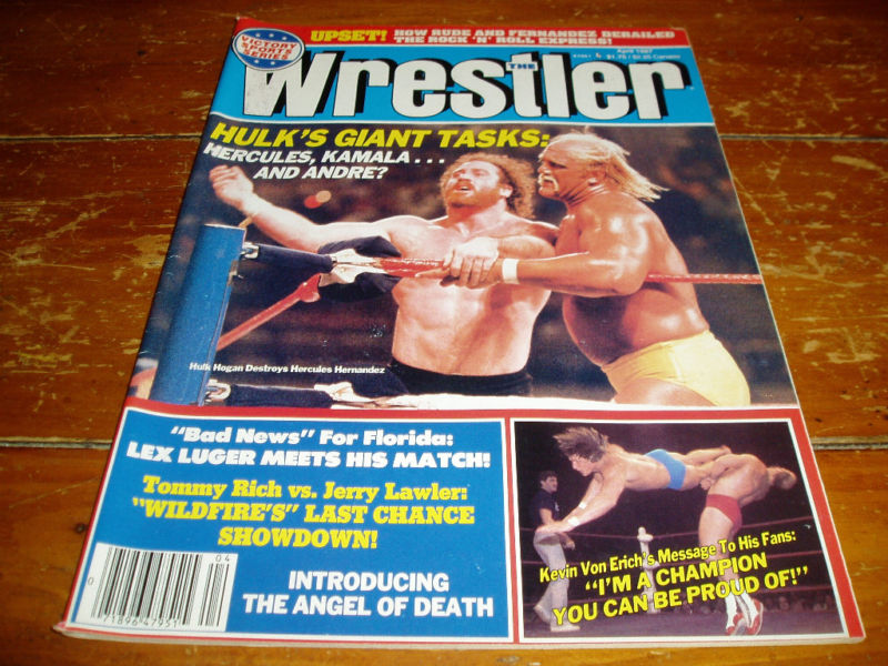 The Wrestler April 1987 Magazine PWcatalog