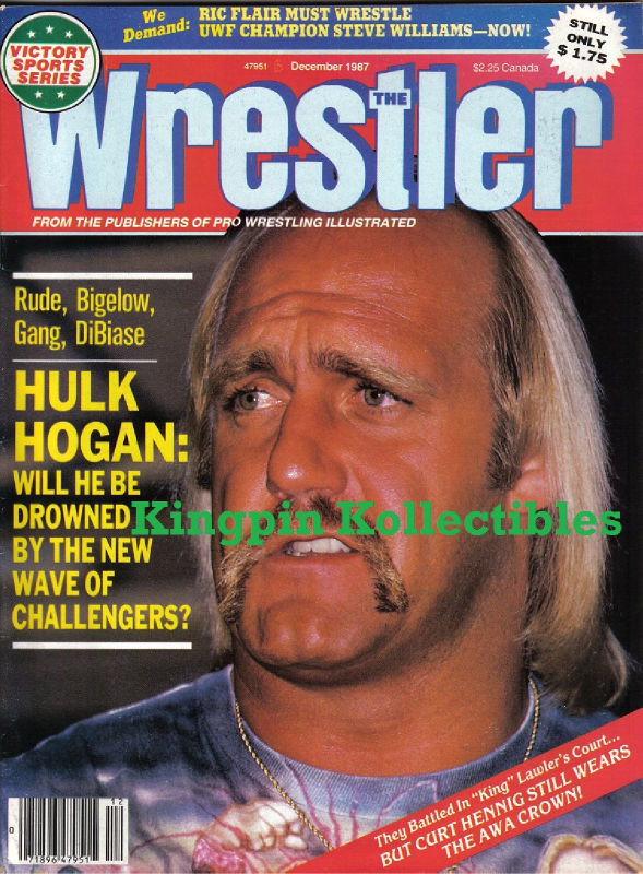 The Wrestler December 1987 Magazine PWcatalog