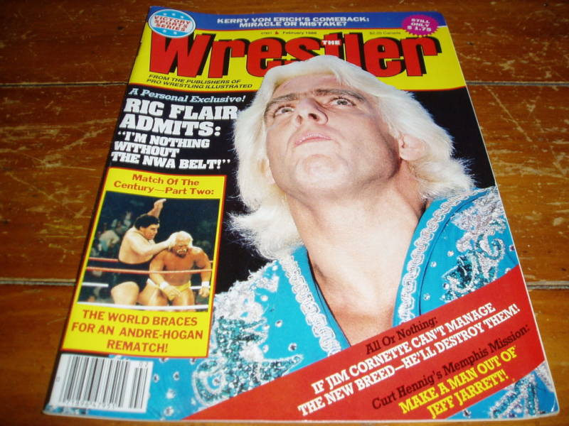 The Wrestler February 1988 Magazine PWcatalog