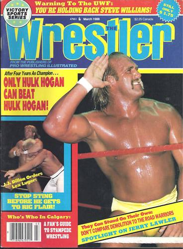 The Wrestler March 1988 Magazine PWcatalog